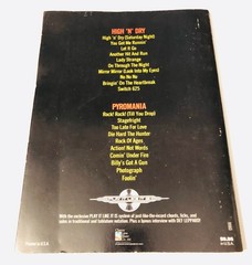 Vintage 1983 Def Leppard High N Dry Pyromania Music Song Book Cherry Lane Co.