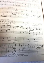 O Lord Be Merciful Homer Bartlett Gospel Organ Piano Vocal Sheet Music 1890