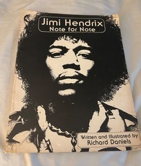 Jimi Hendrix Note for Note Guitar Tab Book 1980 Cherry Lane Vintage Original