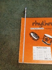 Vintage 1987 Rhythm Pitch Notation Carts Large Classroom Size Music Works OOAK