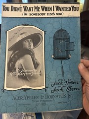 E 3-Pack 9×12 post-1920 Vintage sheet music
