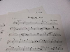 Ralph Guenther Danza Felice Flute Trio with Full Score Sheet Music Belwin Mills