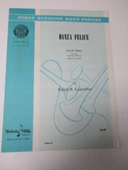 Ralph Guenther Danza Felice Flute Trio with Full Score Sheet Music Belwin Mills