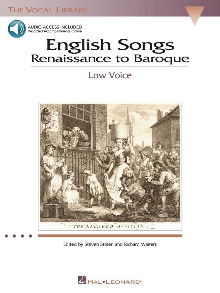 English Songs Renaissance to Baroque The Vocal Library Low Voice Book 000740180