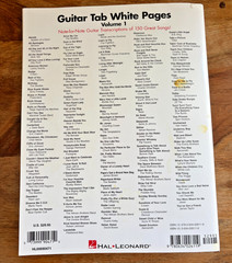 Guitar Tab White Pages – Volume 1 – 2nd Edition