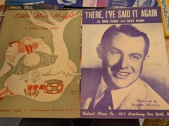 Lot of 10 antique vintage sheet music folios – different songs 1920s-1950s Lot 7