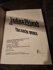 Judas Priest Guitar Tablature Book Lot Early Years 1983 Metal Cuts 1990