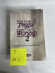 More Songs for Praise and Worship 23 Choir Lot of 5 Books 3 Ring 080689351174