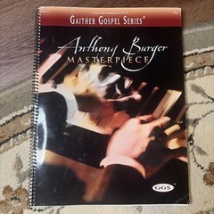 Anthony Burger Masterpiece Gospel Sacred Piano Solo Rare