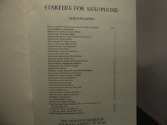 ABRSM. Starters for Saxophone. 39 Unaccompanied Arrangements For Saxophone.
