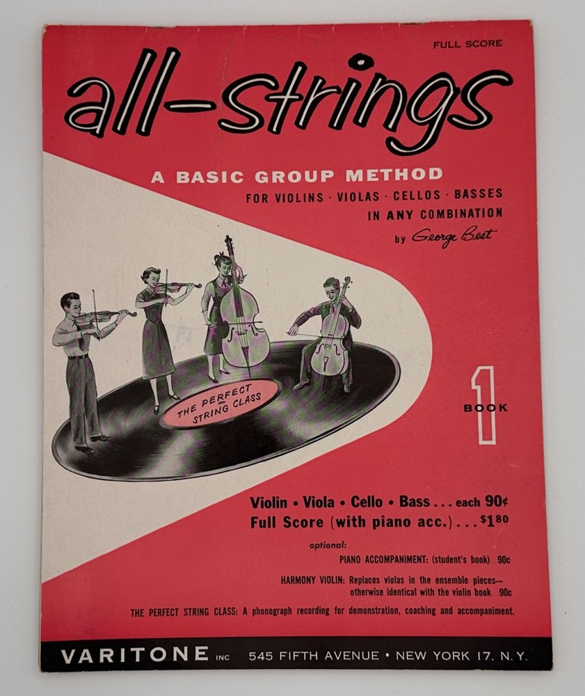 Vintage Music All-Strings A Basic Group Method