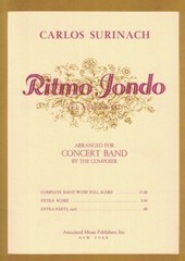 RITMO JONDO (Flamenco) Arranged for Concert Band by Carlos Surinach / AMP-96536