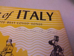 Memories Of Italy Best Loved Song Book – Vintage. (BR1)