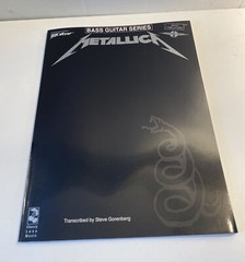 Metallica (Black) Bass Guitar Series Music Education Book Tablature Heavy Metal