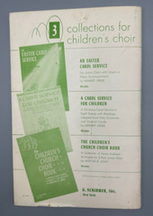 Vintage 1940 Schirmer&rsquo;s Two-Part Chorus for Junior Choir or Female Voices