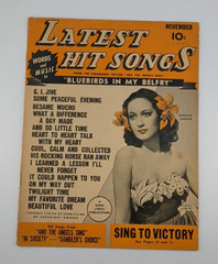 Song Lyrics Publication Sheet Music Latest Hit Songs November 1944