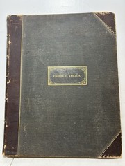 Antique Victorian Leather Bound Sheet Music Book Carrie L. Colton Many Songs