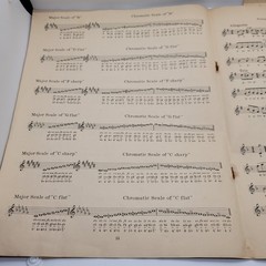 Vintage 1931 Hohner Chromonica Harmonica Instruction Book with Sheet Music
