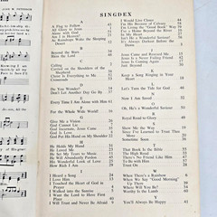 Singspiration Miracle Melodies Book Three Peterson Gospel Christian Songbook Vtg