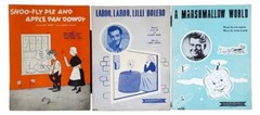 Lot of 16 Various Artists Genres & Eras Sheet Music