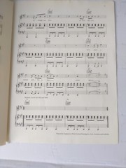 (Just Like) Starting Over John Lennon Yoko Ono Vintage Sheet Music (H5)