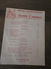 Isaac Albeniz: Songs of Spain, Op.232, No.4 « Cordova » Sheet Music~G. Schirmer