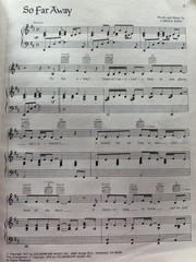 Carole King Tapestry Piano Vocal Sheet Music 1971 Songbook