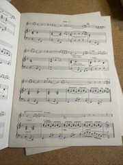1970&rsquo;s Alto Saxophone With Piano Songbook With Pull Put Sheet! Very Good Cond