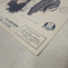 Antique 1910s Do Something Uncle Sam I Want You Sheet Music / Poster Patriotic