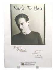 Back To You Bryan Adams Sheet Music Piano Voice Guitar 90s Rock N Roll F5O
