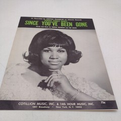 Rare 1968 Aretha Franklin Since You Been Gone Sheet Music Used