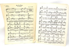 Ah So Pure Sheet Music 1938 Opera Martha Piano Ukulele Kings Jesters US Seller