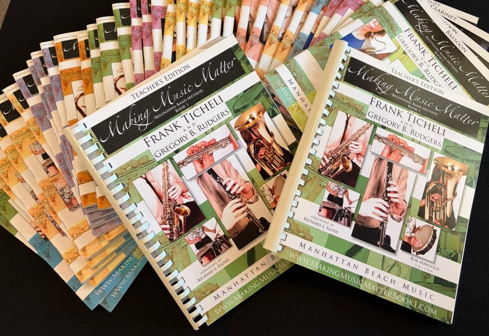 Making Music Matter Book 1 Beginning Band Method 34 Student + 2 Teacher Books