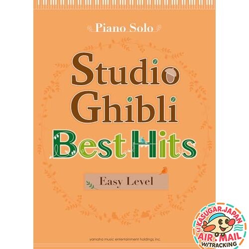 Studio Ghibli Best Hit 10 Piano Solo Easy Level English Ver. Japan Book