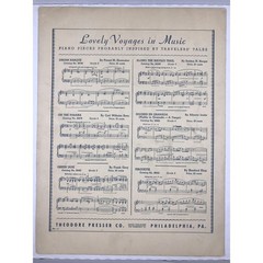 Theodore Presser Piano Solo Vintage Collectible Midnight In Vienna Felix De Cola