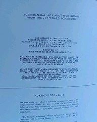 American Ballads and Folk Songs from The JOAN BAEZ Songbook.