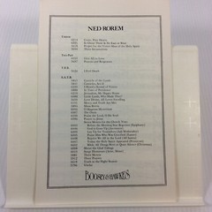 Praise The Lord O My Soul Psalm 146 Ned Rorem SATB Choral Sheet Music Octavo