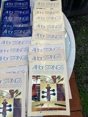 Lot ALL FOR STRINGS BOOKS Bulk For Orchestra + A Few Extra Books Of Sheet Music