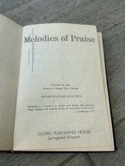 🙏 Melodies Of Praise Rare 1957 Vintage Antique Christian Hymnal Music Book
