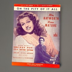 Oh The Pity Of It All VTG Sheet Music My Gal Sal Rita Haywood Victor Mature 1949