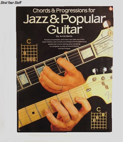 JAZZ & POPULAR GUITAR by Arnie Berle. 1986 Book of Chords & Progressions AMSCO