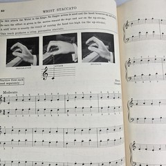John Thompson Adult Preparatory Piano Book Willis Course Sheet Music 1943 Vtg