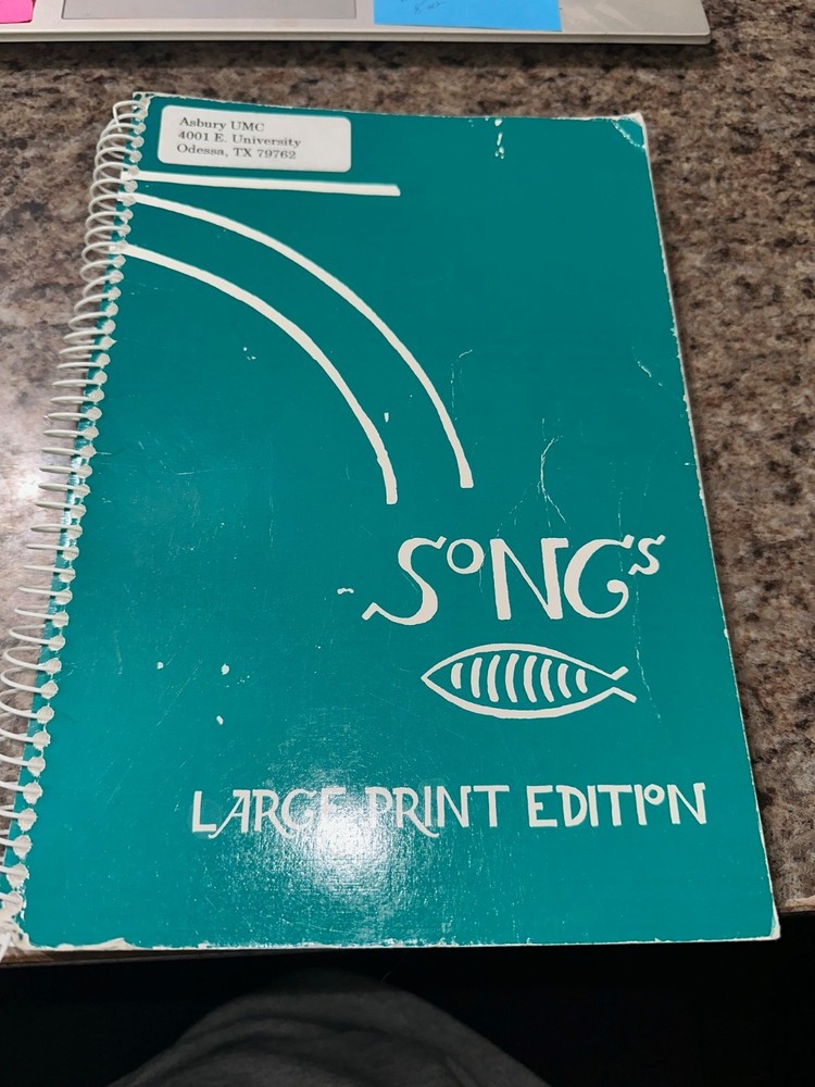 Songs Large Print Edition Yohann Anderson Spiral Bound 1995 Rare