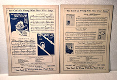 Lot of 2- SHEET MUSIC « MY BLUE HEAVEN » (FOX TROT) – 1927