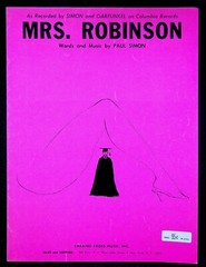 1968 Mrs. Robinson w/ Simon and Garfunkel Folk Pop Rock Sheet Music