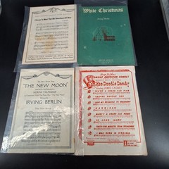 Vintage Sheet Music Lot 14 Songs Irving Berlin James Cagney Yankee Doodle Dandy