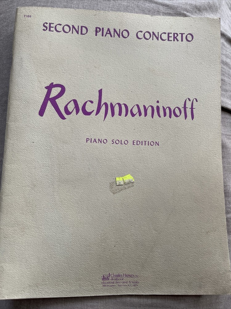 Rachmaninoff Second Piano Concerto Piano Solo Edition Charles Hansen Music Book