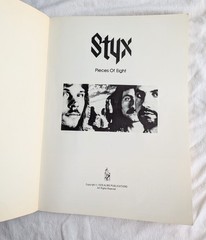 Vtg Styx Pieces Of Eight Sheet Music Book 1978