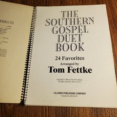 The Southern Gospel Duet Book 24 Favorites Vocal Sel. Lillenas 1994