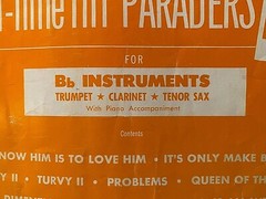 Sheet Music Booklet 20 All Time Hit Paraders No 29 Trumpet Clarinet Sax Loc OB